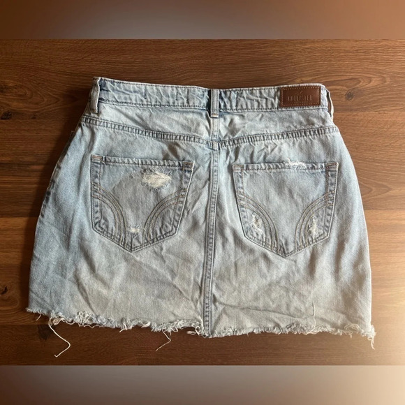 High Waisted Denim/Jean Skirt - Picture 3 of 7